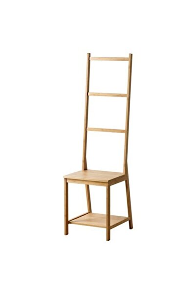 IKEA Banyo Aksesuar Bambu Havluluk Düzenleyici 39x44x140 Cm Havluluk Ayaklı-doğal