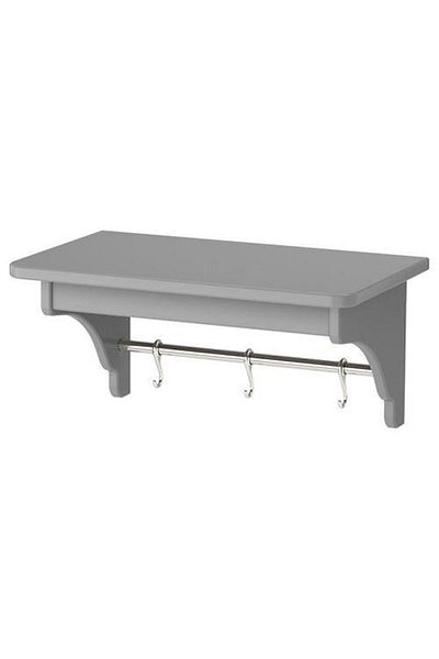IKEA Kitchen Wall Shelf Gray Color 50 cm Kitchen Organization Shelf