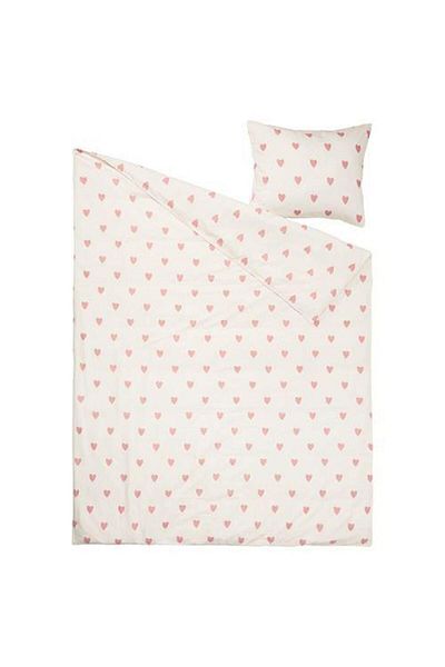 IKEA Children's Duvet Cover Set Single Heart 150x200/50x60 Cm Meridyendukkan Girl
