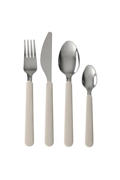 IKEA Upphojd Cutlery Set, Beige, 16 Pieces