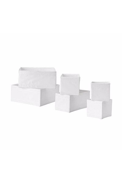 IKEA Std Skubb Box Set, White Classic