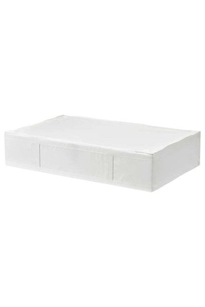 IKEA 90x53x19 Cm White - Bag Underbed and Pillow Sheet Quilt Cover Clothes Storage Box