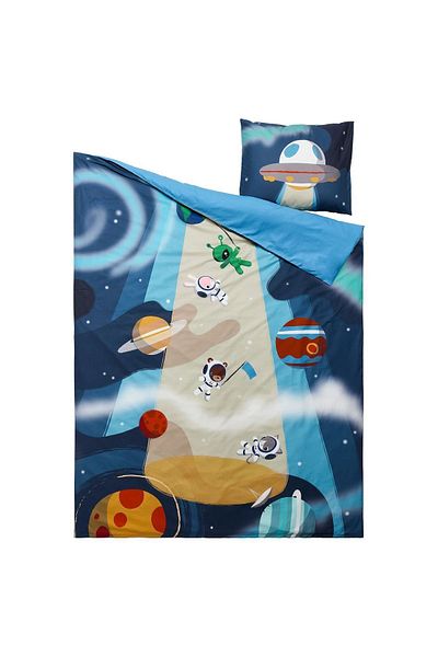 IKEA 1 AFTONSPARV multicolor 150x200/50x60 cm children's bedding set 150 x 200 Hypoallergenic Without Sheets Ge