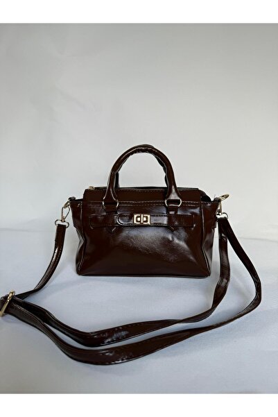 melecco حقيبة كروس بإبزيم على شكل قهوة مرنة، حقيبة كاندين، حقيبة هدايا نسائية...