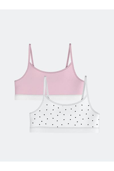 LC Waikiki LCW Kids Ecru Girls Bustier 2-pack
