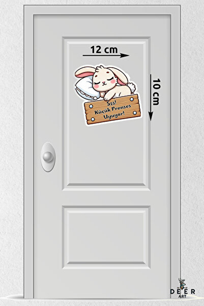 deer art Bebek ve Çocuklar İçin Uyarıcı & Öğretici Kapı-Priz-Duvar Etiket Uyu...