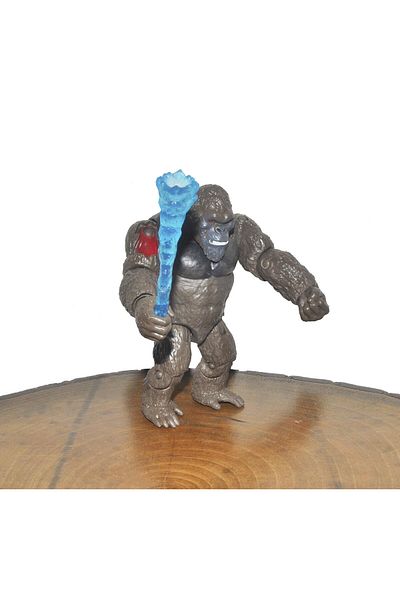 e-life shop مجموعة ألعاب ضخمة من Godzilla Vs. Kong Giant Godzilla Giant King Kong مع ملحقات مضيئة
