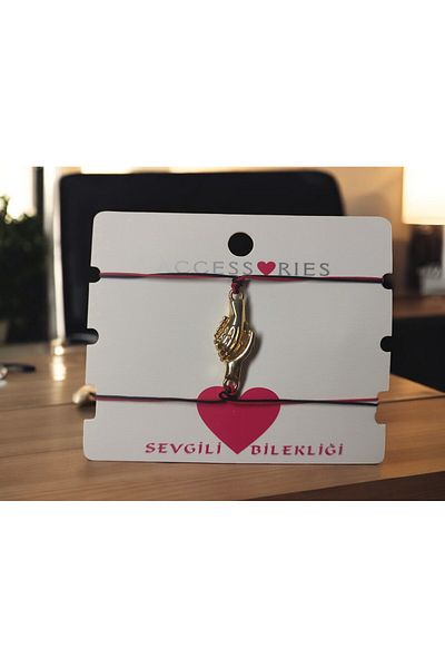 Momenti di Passione Lover and Dating Bracelet Hand Holding Special Design Double Bracelet