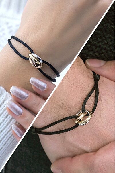 aytekgold Aşk Bağı İpli Bileklik (14 Ayar)