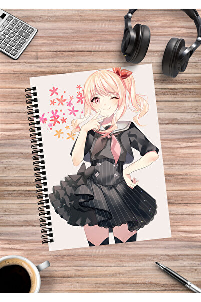 mertfigur Project Sekai Akiyama Mizuki Anime Spiral A5 Notebook - 50 Sheets