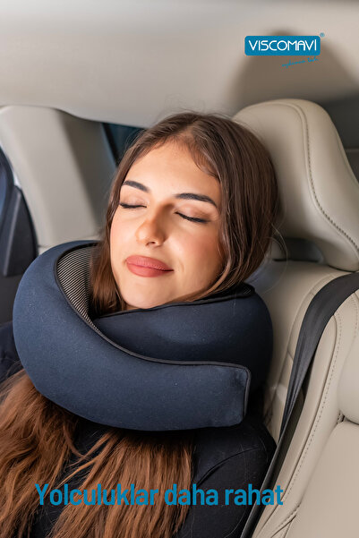 viscomavi Spiral Seyahat Yastığı Lacivert