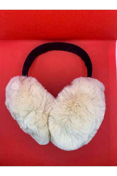 nord arc Beige Foldable Winter Plush Cold Protective Earmuff