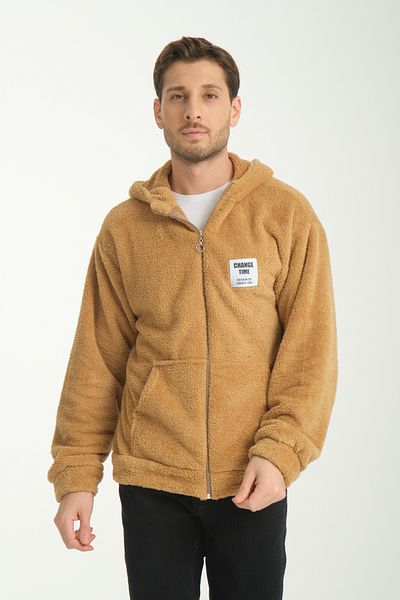 Four Man "Change Time" Men's Hooded Plush Jacket