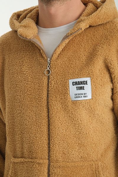 Four Man "Change Time" Men's Hooded Plush Jacket