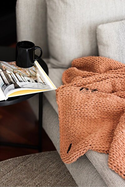 Milky Way Home Art Puffy Battaniye | Triko B. | Baby Blanket | Knıtted Blanket / El Örgüsü B. / Fıstık Yeşili