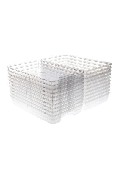Tuğbasan Bafhome Transparent Women's Shoe Box 10 Pack