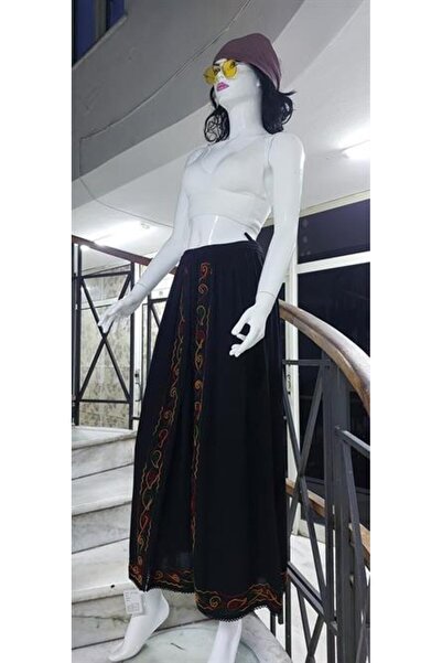 EREN STYLE Otantik Nakış İşlemeli Harem Şalvar Pantolon(102 CM)