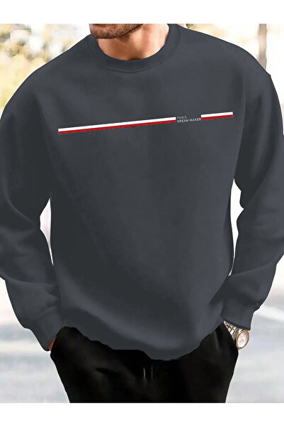 EVIus UNISEX Paris Dream Maker B cu imprimeu Confortabil și elegant Sweat tricou Ușor flexibil