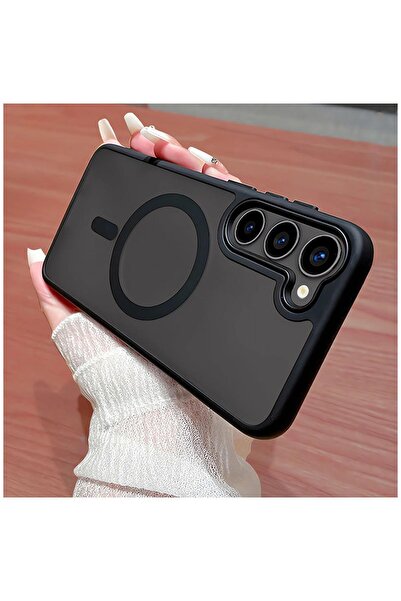 Zebana Samsung Galaxy S24 Uyumlu Kılıf Slim Luxury Silikon Kılıf (Kablosuz Şa...