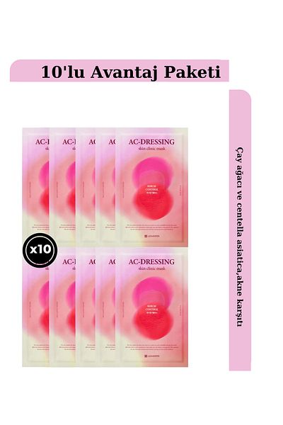 Leaders Ac-Dressing Skin Clinic Mask 10 Pieces