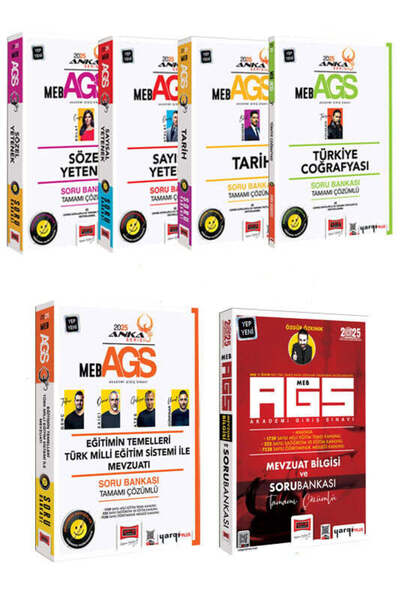 Yargı Yayınları Yargı Yayınları 2025 MEB-AGS Anka Serisi Tamamı Çözümlü Full ...