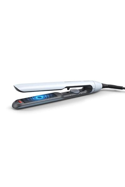 Philips Placă de îndreptat păr model Bhs520/00 - Funcție de bucle, ulei de argan adăugat, îngrijire ionică, teacă cadou