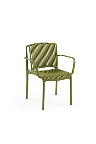 SAFE HOME AKSESUAR Nes Kollu Balkon Bahçe Sandalyesi 4 Adet