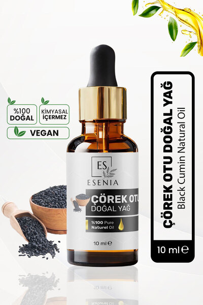 ES ESENIA Çörek Otu Yağı %100 Saf ve Doğal Bitkisel Uçucu Yağ Black Seed Esse...