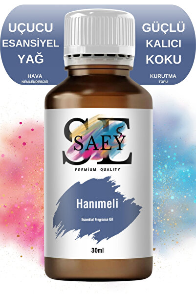 SAEY Hanımeli Esansiyel Uçucu Koku Yağ Buhurdanlık Yağı Difüzör Esansı Hobi E...