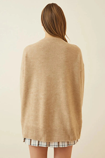 STYLE NİŞANTAŞI Пуловер с голям размер и велосипедна яка