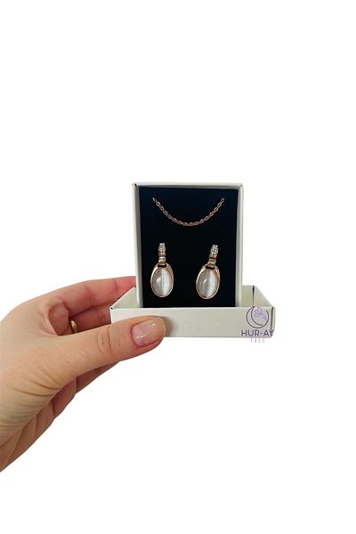 HUR-AY PACK 24 Pcs White Cardboard Jewelry Box/Necklace, Ring, Earrings, Bracelet, Set of 5 Box/With Black Sponge Inside