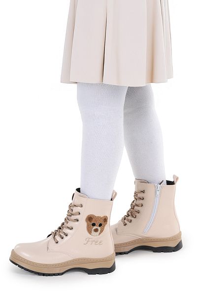 KARAMAZI Karamazı Kids Thermo Sole Girl's Boots 625 Ζαρωμένο δέρμα