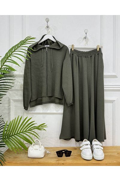 onix Khaki Hexa Oyşo Double Set