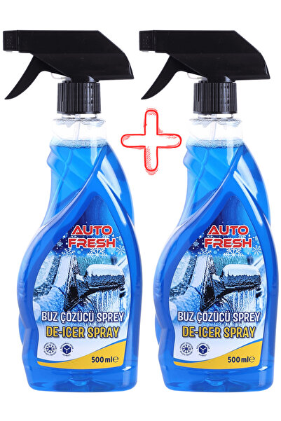 AutoFresh 2'Lİ ARAÇ BUZ ÇÖZÜCÜ SPREY ARABA CAM KAPORTA BUZLANMA ÖNLEYİCİ 500 ...