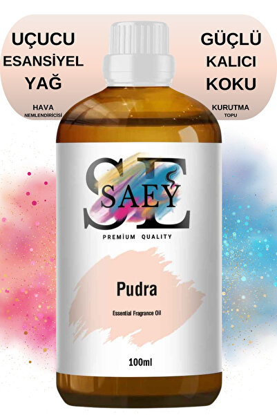 SAEY Pudra Esansiyel Uçucu Koku Yağ Buhurdanlık Yağı Difüzör Esansı Hobi Esan...