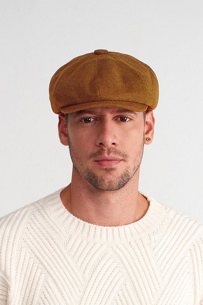 Külah Men's Camel Cap Baretta Blinders Hat