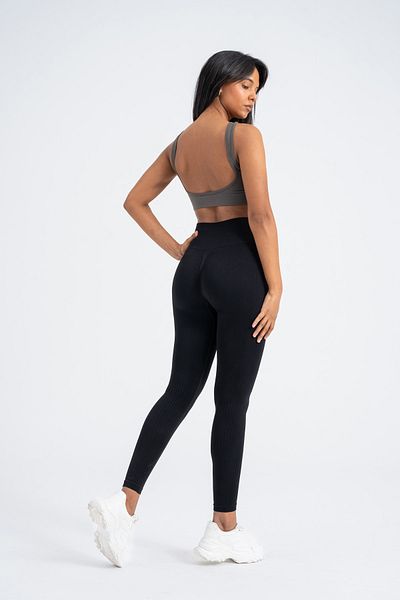 gymxprofit Jambiere sport ultra elastice cu detaliu pushup