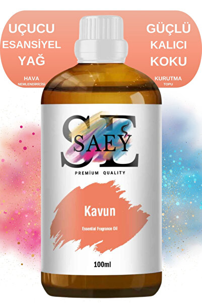 SAEY Kavun Esansiyel Uçucu Koku Yağ Buhurdanlık Yağı Difüzör Esansı Hobi Esan...