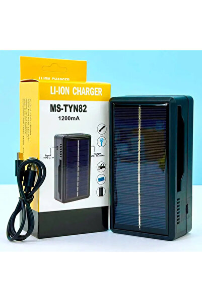 Genel Markalar Güneş Enerjili Telefon ve Pil Şarj Aleti 1.2A