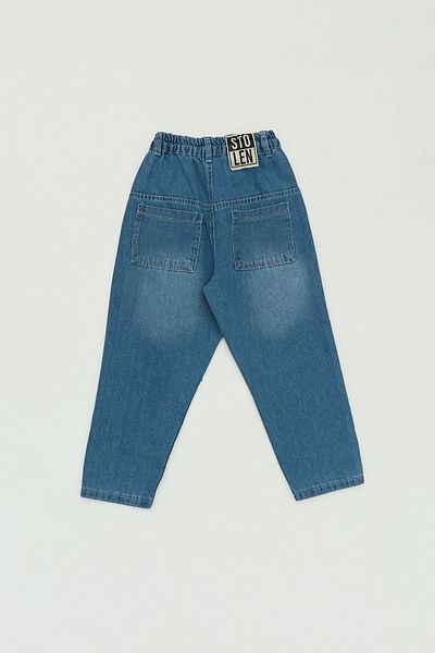 Fulla Moda Pantaloni pentru băiat, 100% bumbac, cu buzunar elastic în talie