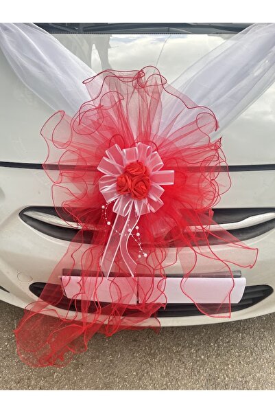 ecrin tuhafiye hobi Pratik Düğün Arabası Süsleme Seti - Gelin Arabası Süsü - Konvoy Süsü