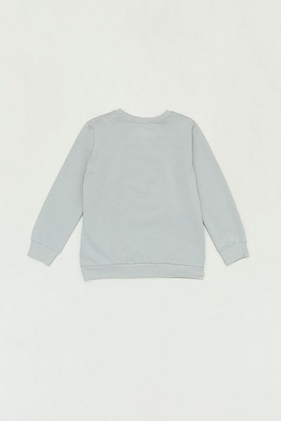 Fulla Moda Dog Printed Crew Neck Sweatshirt