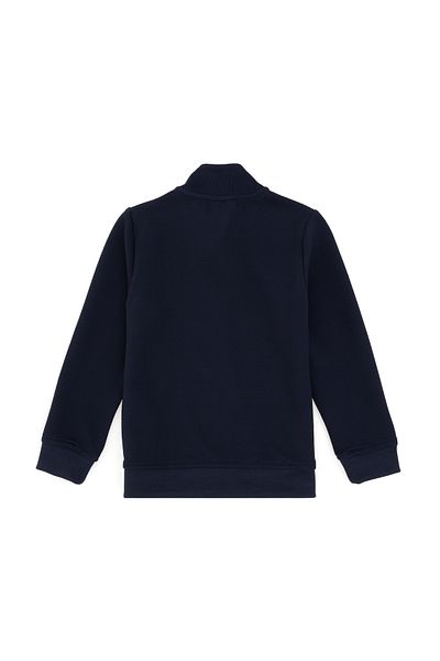 U.S. Polo Assn. Boys' Zippered Navy Blue Sweatshirt 50290751 -Vr033