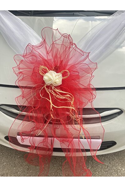 ecrin tuhafiye hobi Pratik Düğün Arabası Süsleme Seti - Gelin Arabası Süsü - Konvoy Süsü