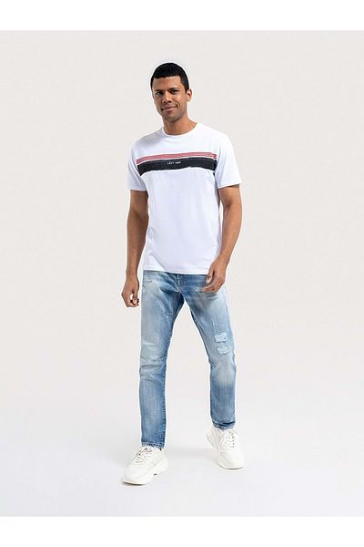 Loft Lf 2036416   Men's Regular Fit T-Shirt - Red XXL - St07958
