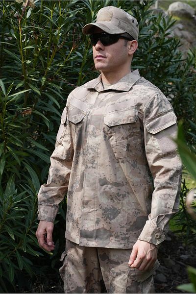 Wolftrap Tactical Mete Gendarmerie Camouflage Shirt Jacket, Camouflage Commando Shirt, Gendarmerie Camouflage Jacket