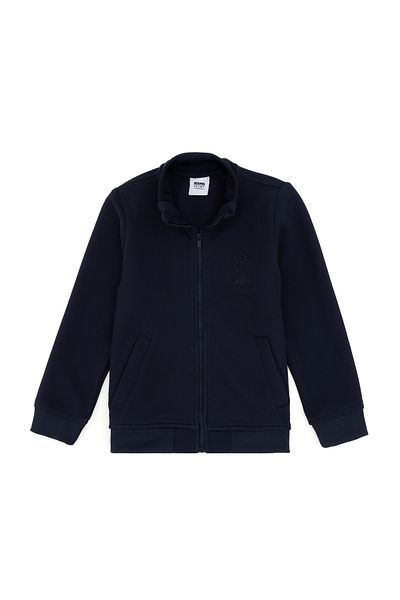 U.S. Polo Assn. Boys' Zippered Navy Blue Sweatshirt 50290751 -Vr033