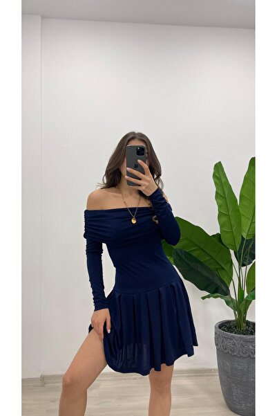 MODA ЖІНОЧА МОДНА СУКНЯ З ПІЛЕРОМ НА ГОРЛОВИНІ