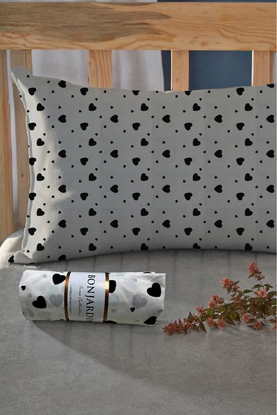 BONJARDİNHOME Single Fitted Sheet & One Pillow Case