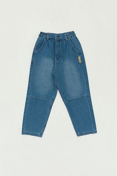 Fulla Moda Pantaloni pentru băiat, 100% bumbac, cu buzunar elastic în talie